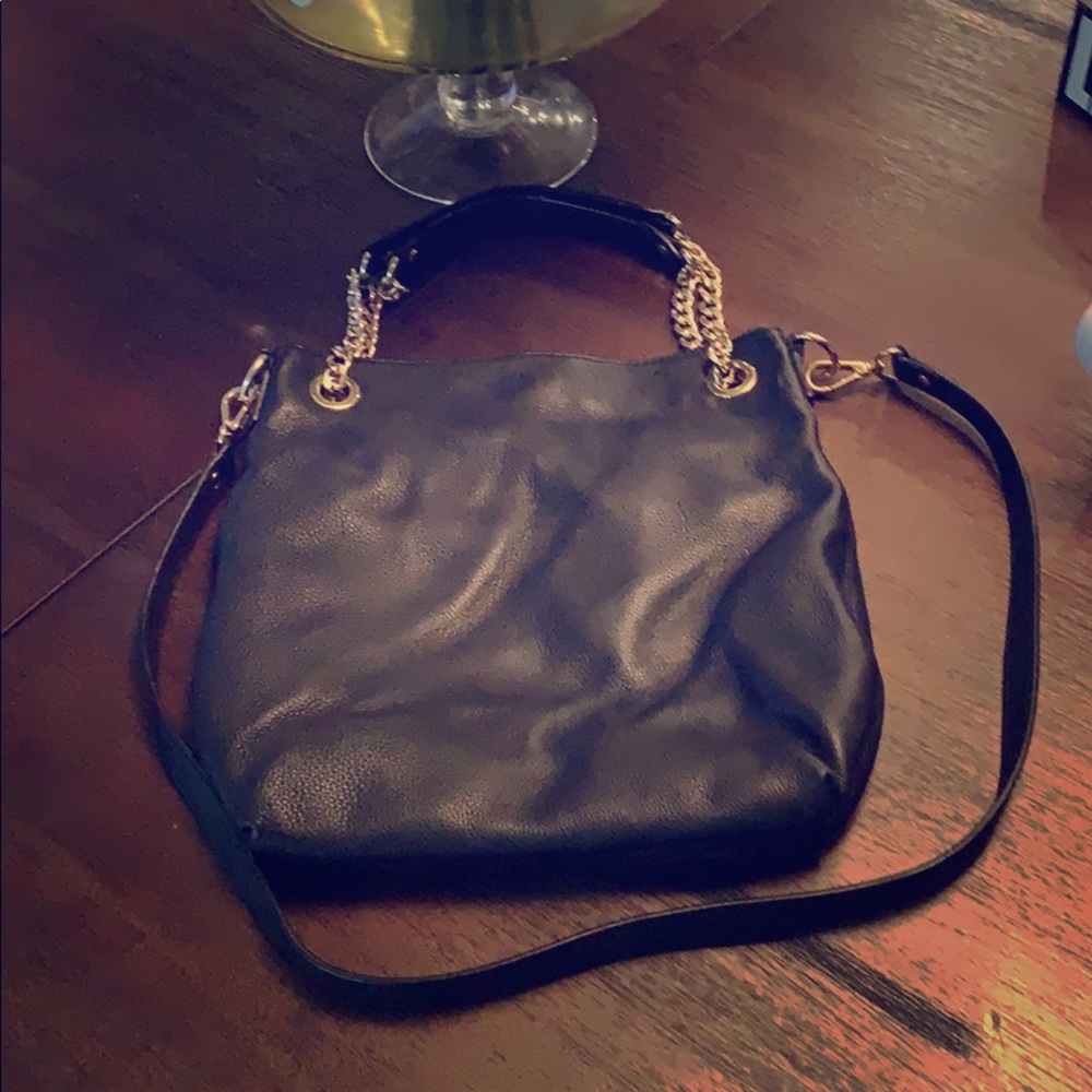 Michael Kors Black Leather Crossbody